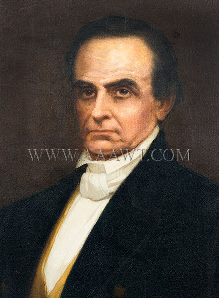 Daniel Webster's Portrait, Statesman, Great Orator (1782 to 1852)
Nineteenth Century
Anonymous, entire view
